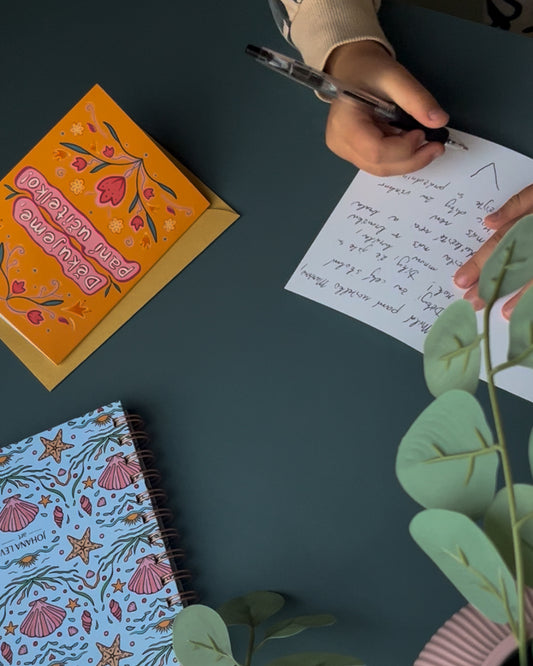 Přáníčko Děkujeme, paní učitelko!